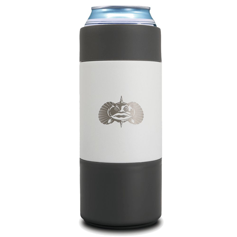 Toadfish Coolers White Non-Tipping Slim Can Cooler