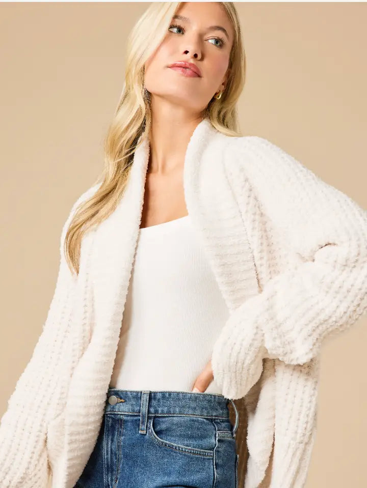 Softies Waffle Cardigan