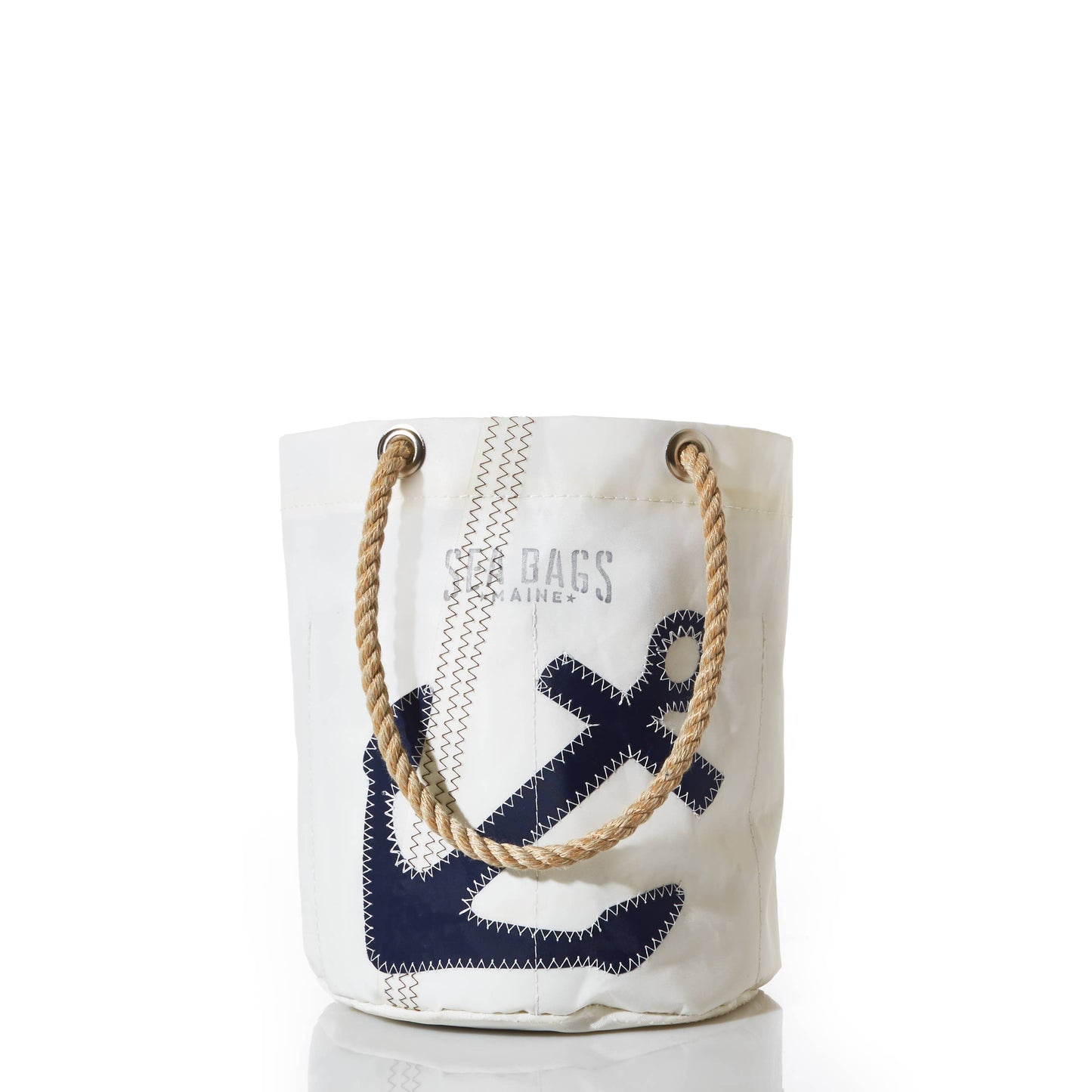 Beverage Bucket Bag - Navy Anchor
