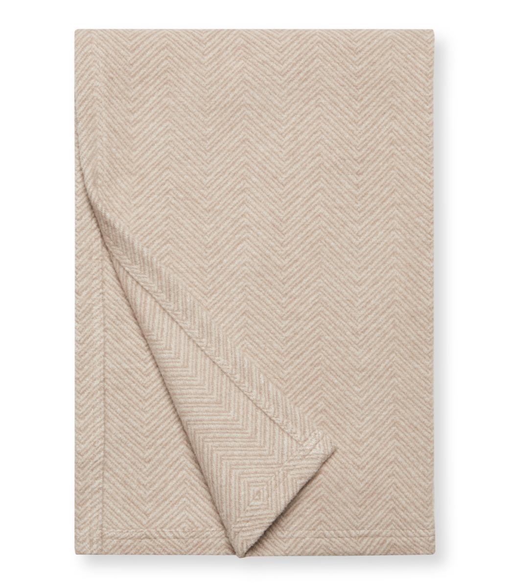 ChappyWrap - Bayside Herringbone Shawl - Wheat