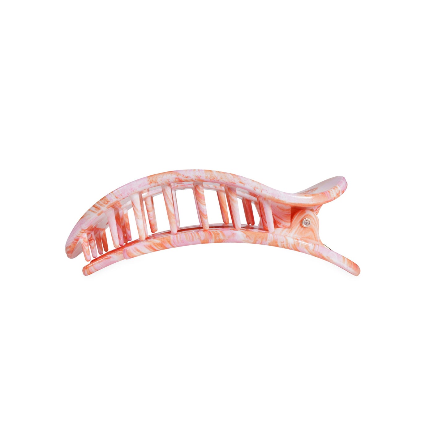 TELETIES - Just Keep Swimming | Medium | Flat Round Hair Clip