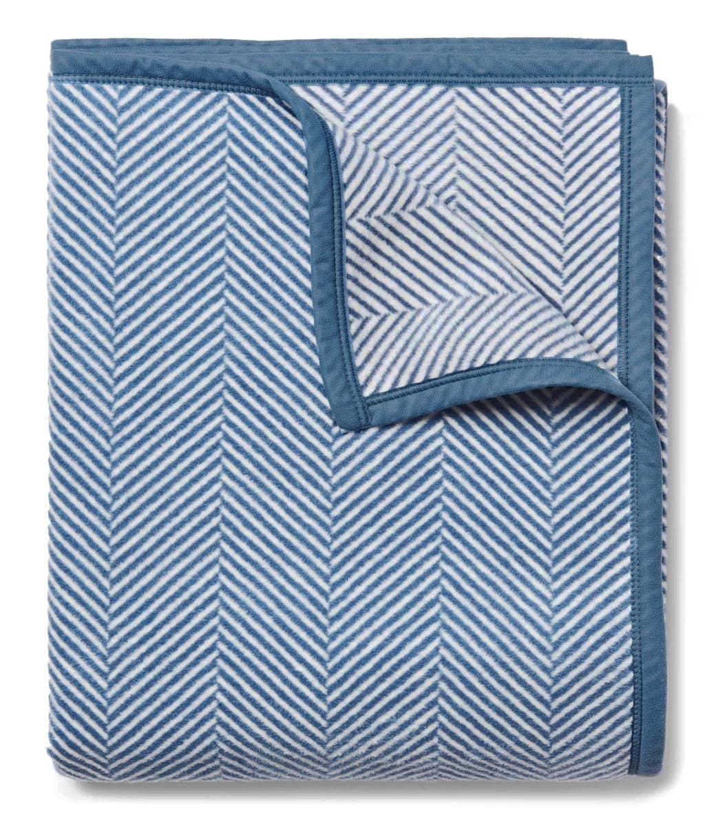 ChappyWrap - Harborview Herringbone Cornflower Blanket
