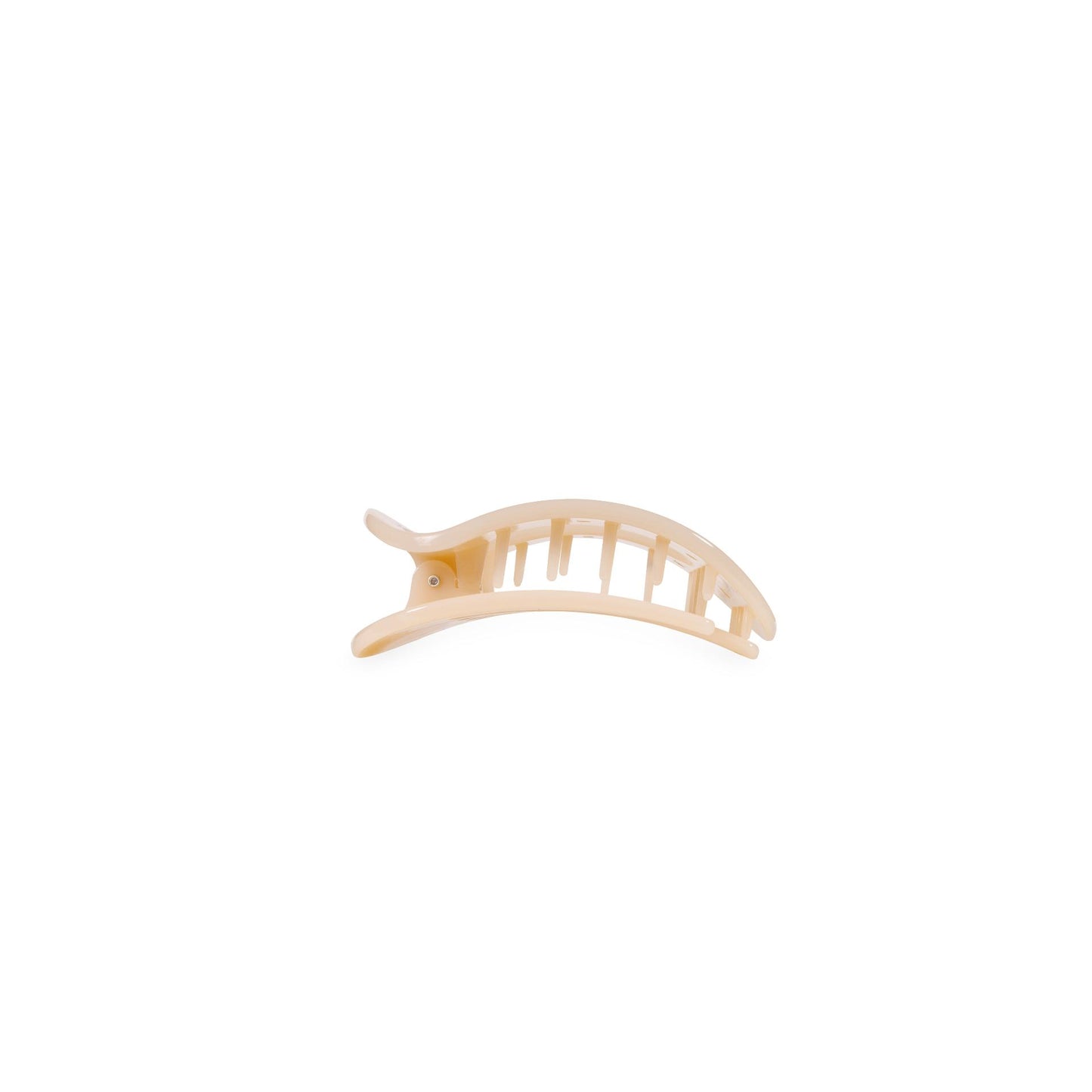 TELETIES - Almond Beige | Tiny | Flat Round Clip