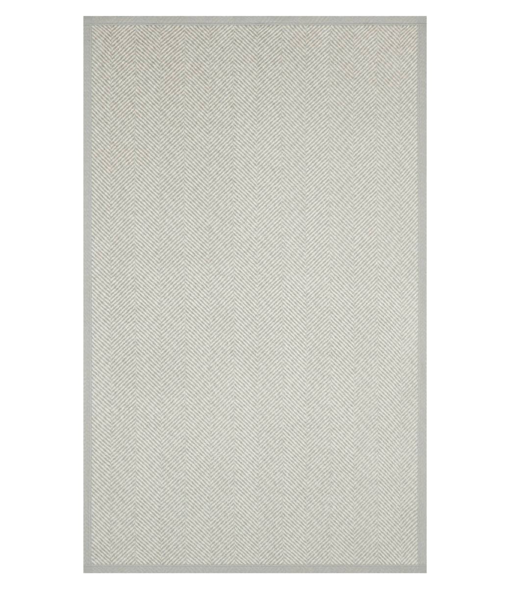 ChappyWrap - Harborview Herringbone Light Grey Blanket