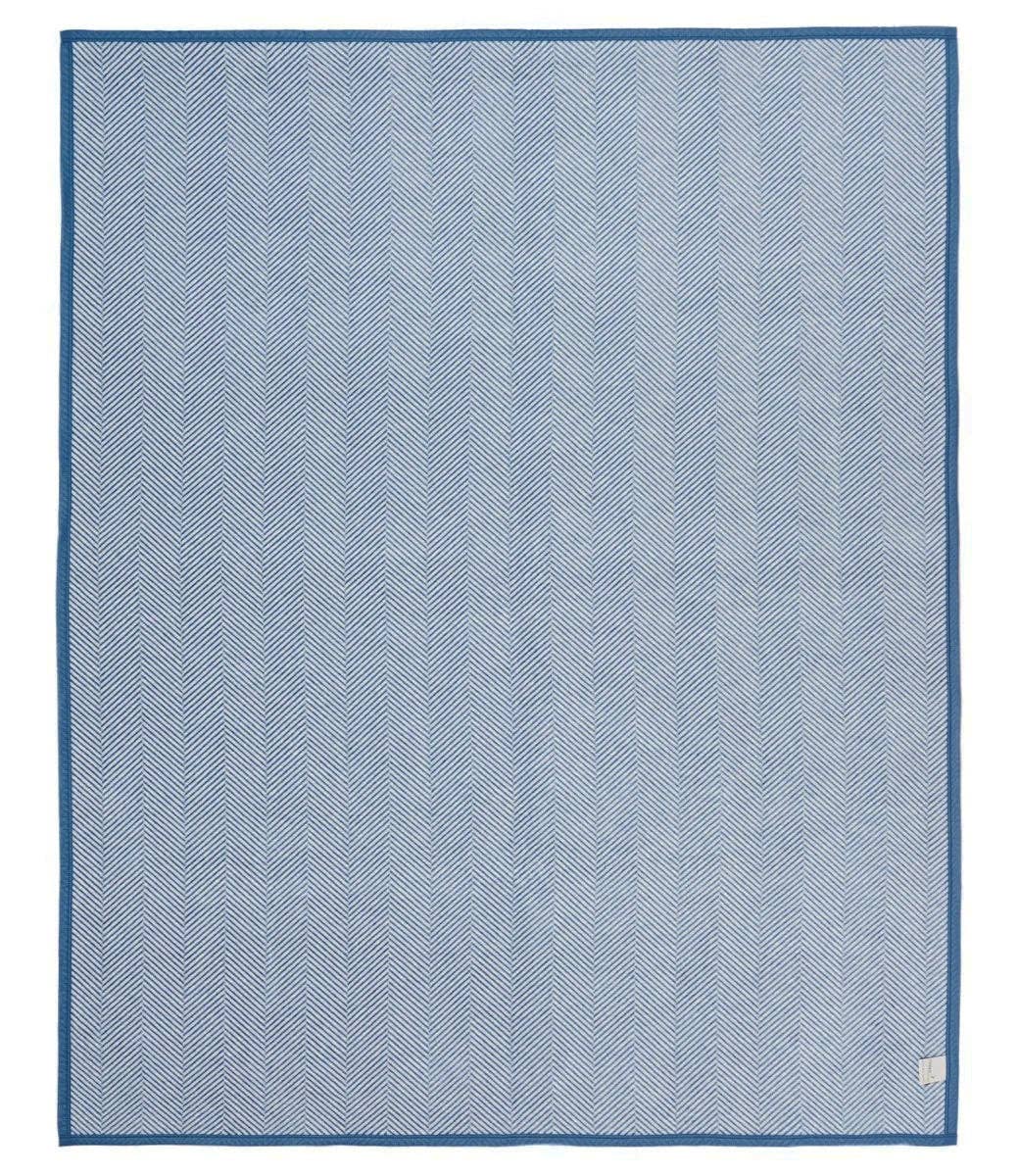 ChappyWrap - Harborview Herringbone Cornflower Blanket