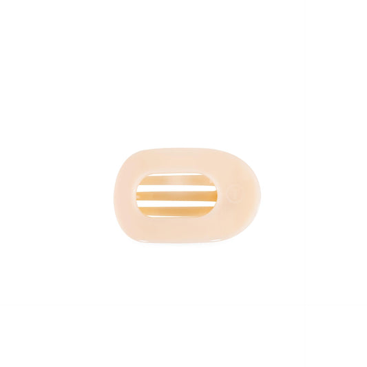TELETIES - Almond Beige | Tiny | Flat Round Clip