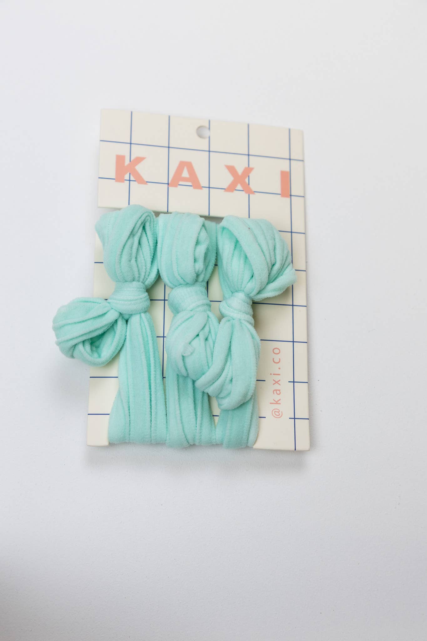 KAXI - Nylon Bow Slick Back Hair Ties