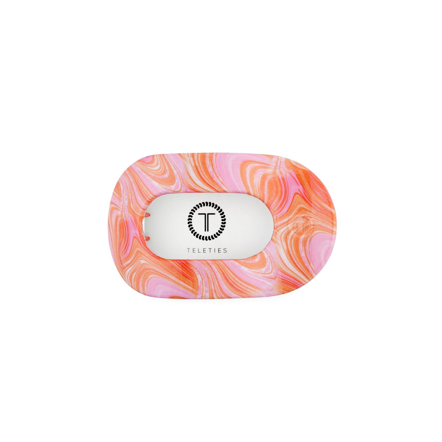 TELETIES - Just Keep Swimming | Small | Flat Round Hair Clip