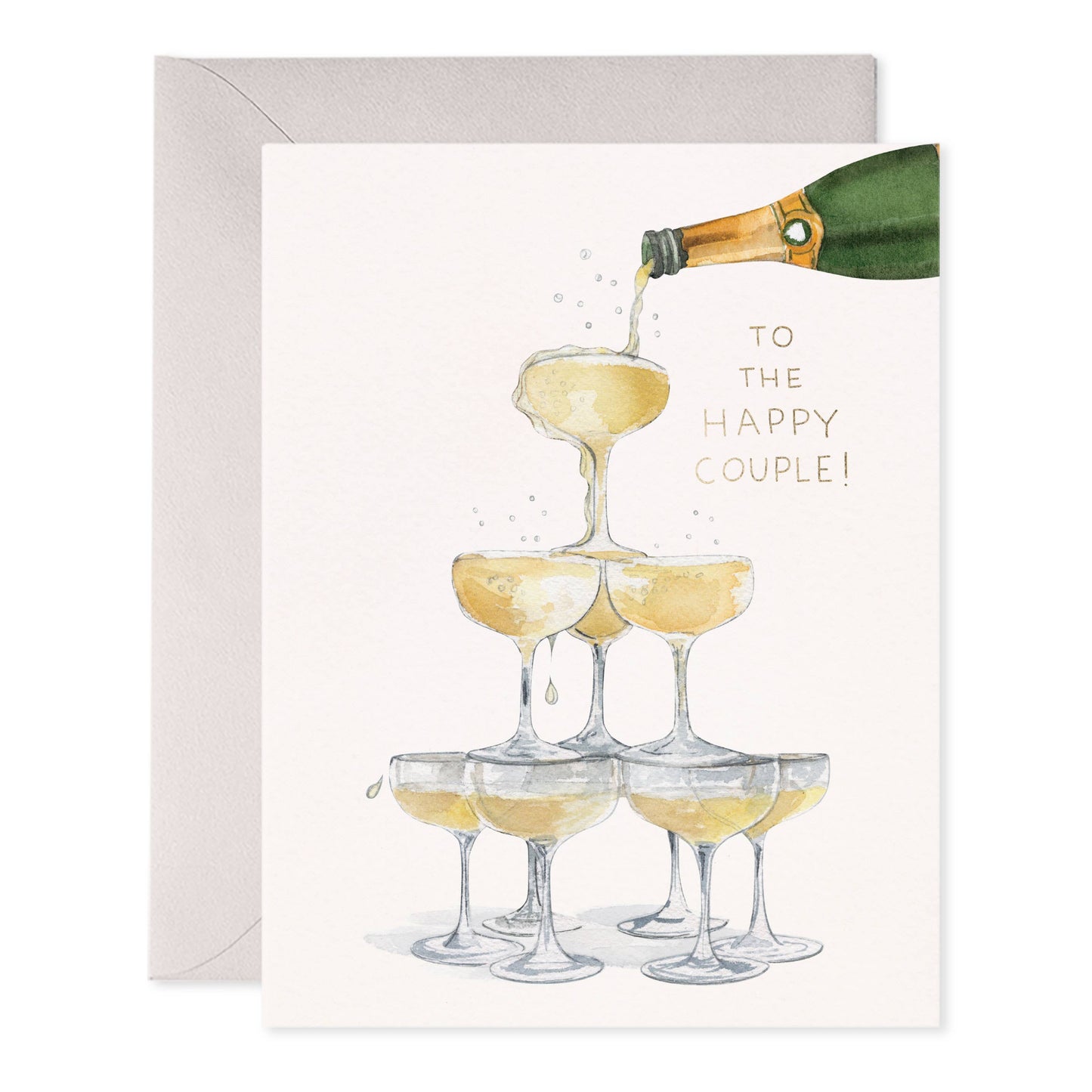 E. Frances Paper - Champagne Tower Greeting Card