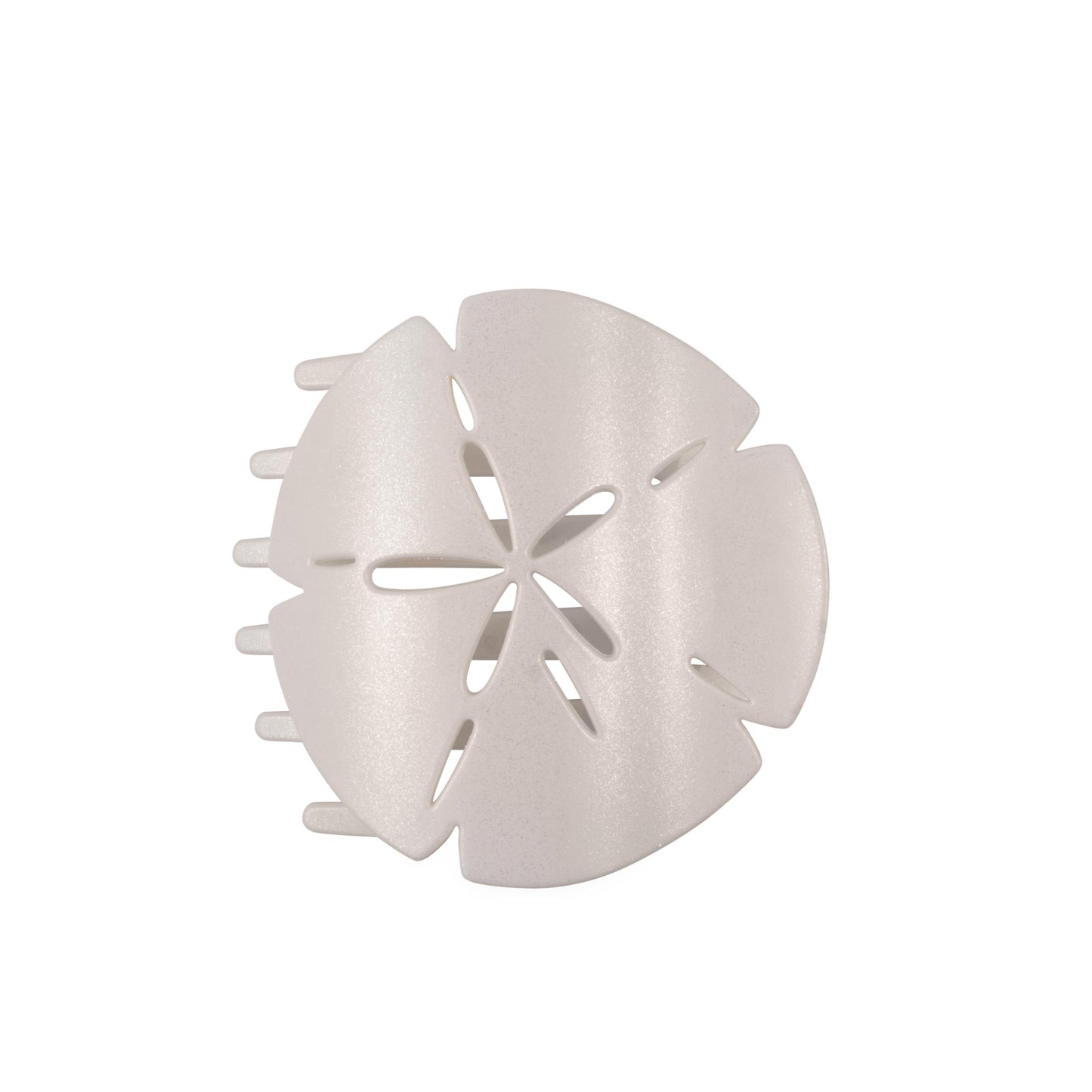 TELETIES - Sand Dollar | Large | Flat Shape Hair Clip