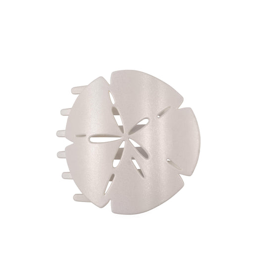 TELETIES - Sand Dollar | Large | Flat Shape Hair Clip