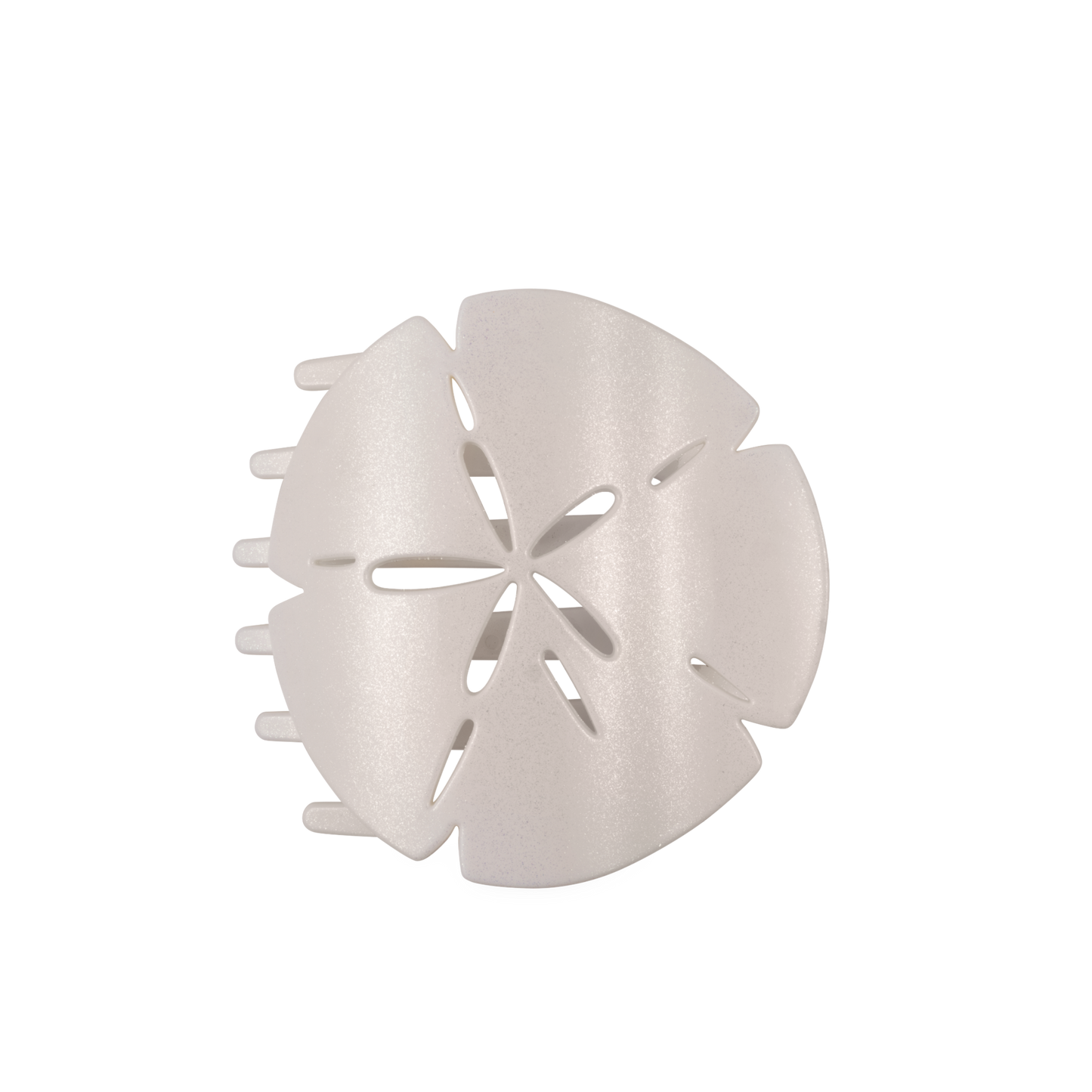 TELETIES - Sand Dollar | Large | Flat Shape Hair Clip