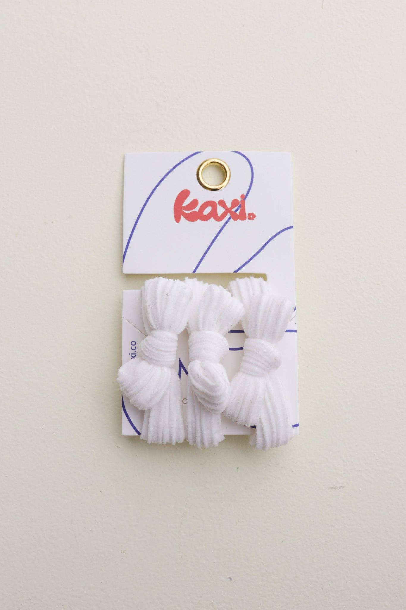 KAXI - Nylon Bow Slick Back Hair Ties