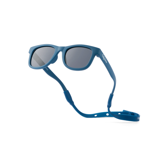 Baby Sunnies - Navy Blue Baby Polarized Sunglasses Strap UV Protection