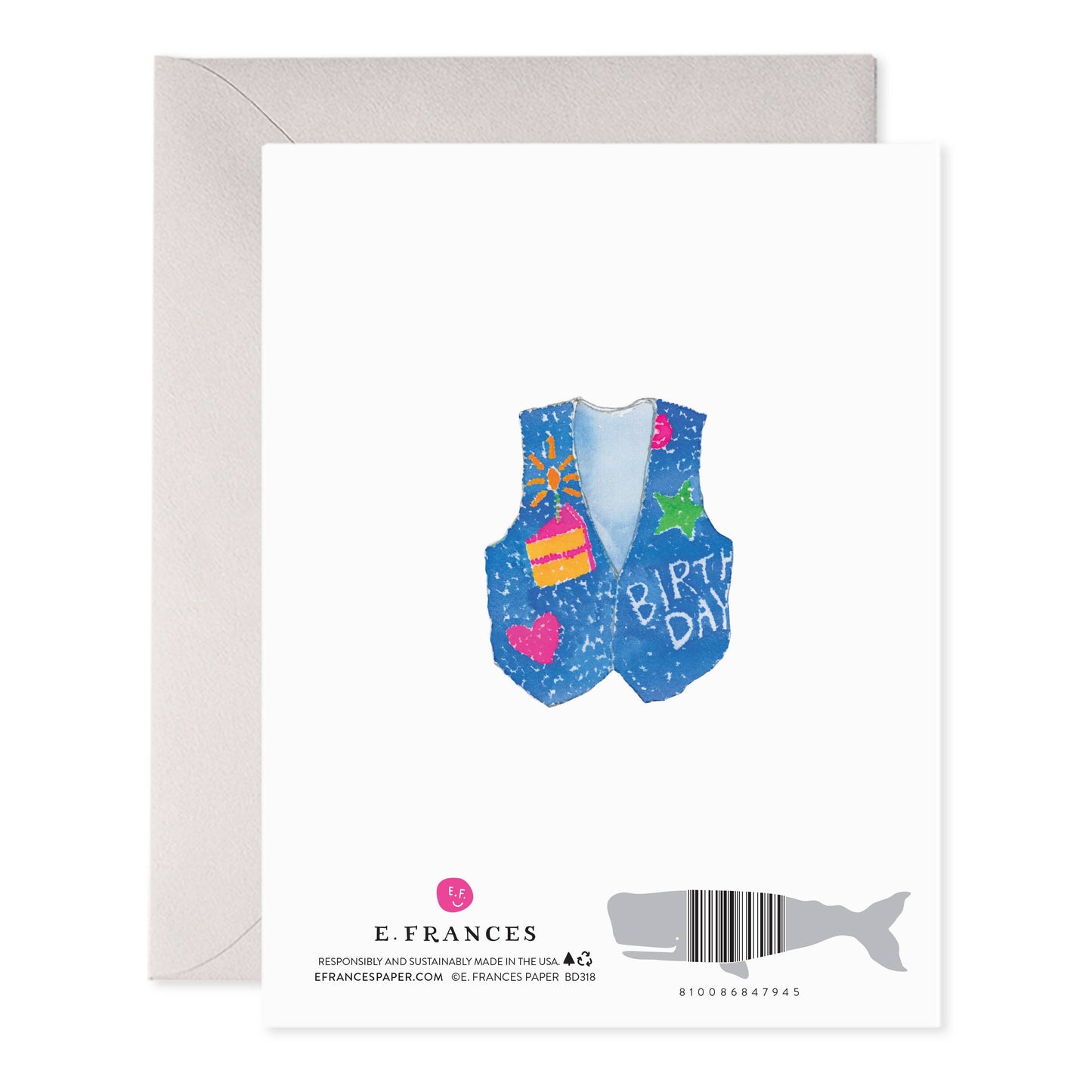 E. Frances Paper - Goose Cake Hat Birthday Greeting Card