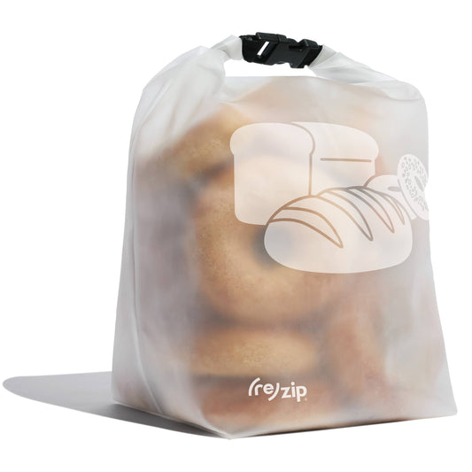 Rezip Co. - Reusable Roll Top Bread & Bagel Bag