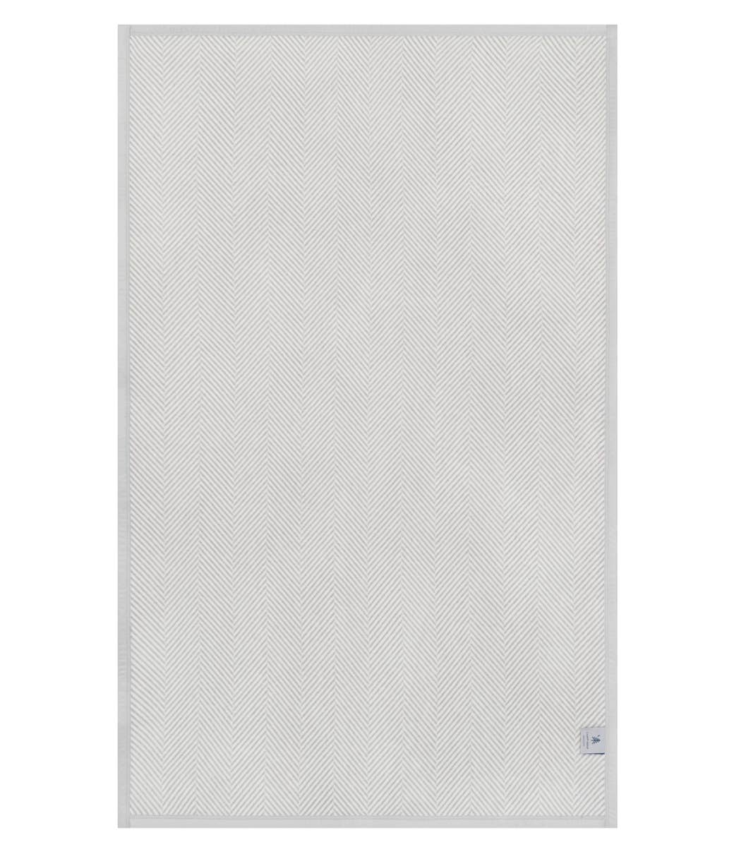 Chappy Wrap - Harborview Herringbone Light Grey Blanket