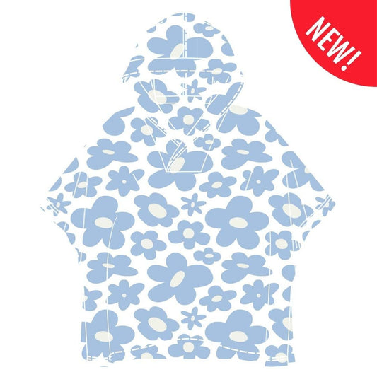 ROAM - Kids Hooded UPF 50+ Poncho (Lagoona Lilies)