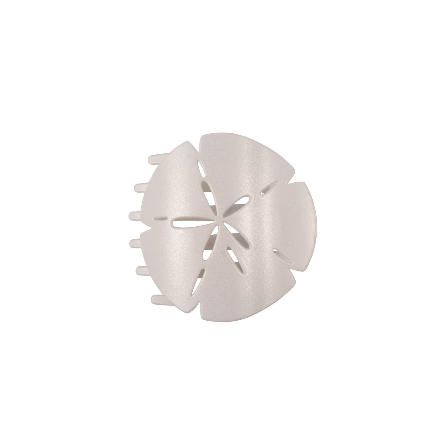 TELETIES - Sand Dollar | Medium | Flat Shape Hair Clip