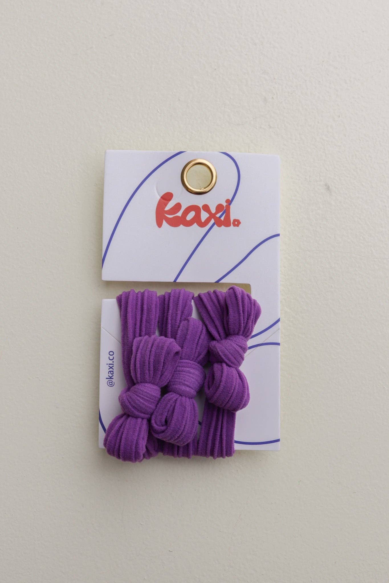 KAXI - Nylon Bow Slick Back Hair Ties