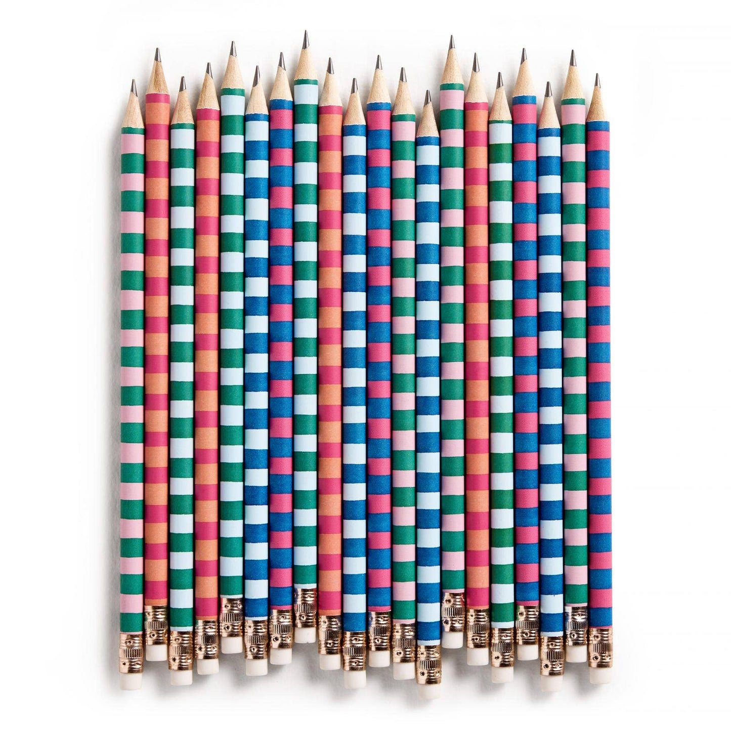 E. Frances Paper - Varsity Stripes Set of 10 Pencils