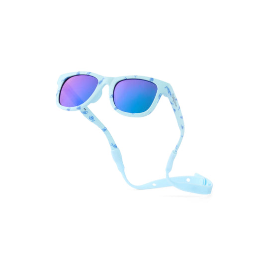Baby Sunnies - Blue Fish Baby Polarized Sunglasses Strap UV Protection 0-24