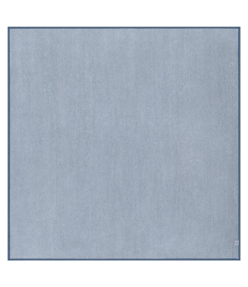 Chappy Wrap - Harborview Herringbone Cornflower Blanket