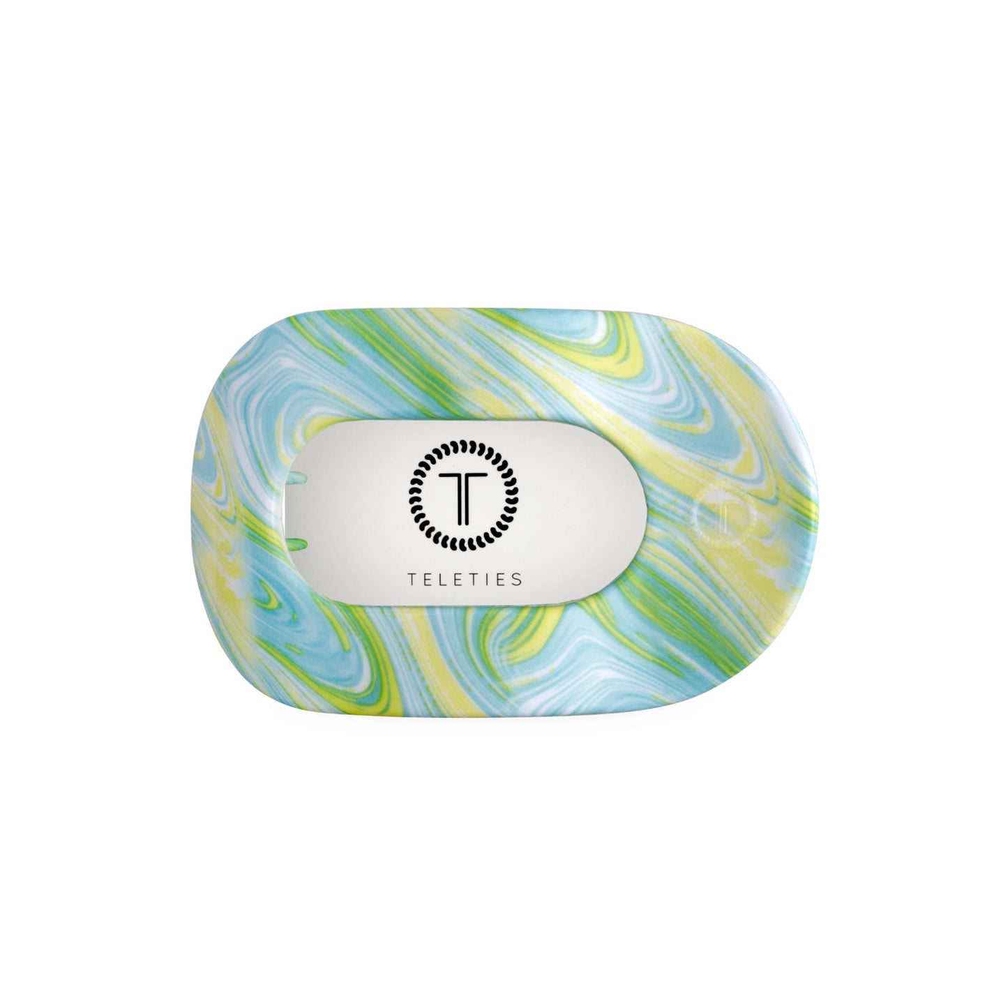 TELETIES - By the Sea Shore | Medium | Flat Round Hair Clip