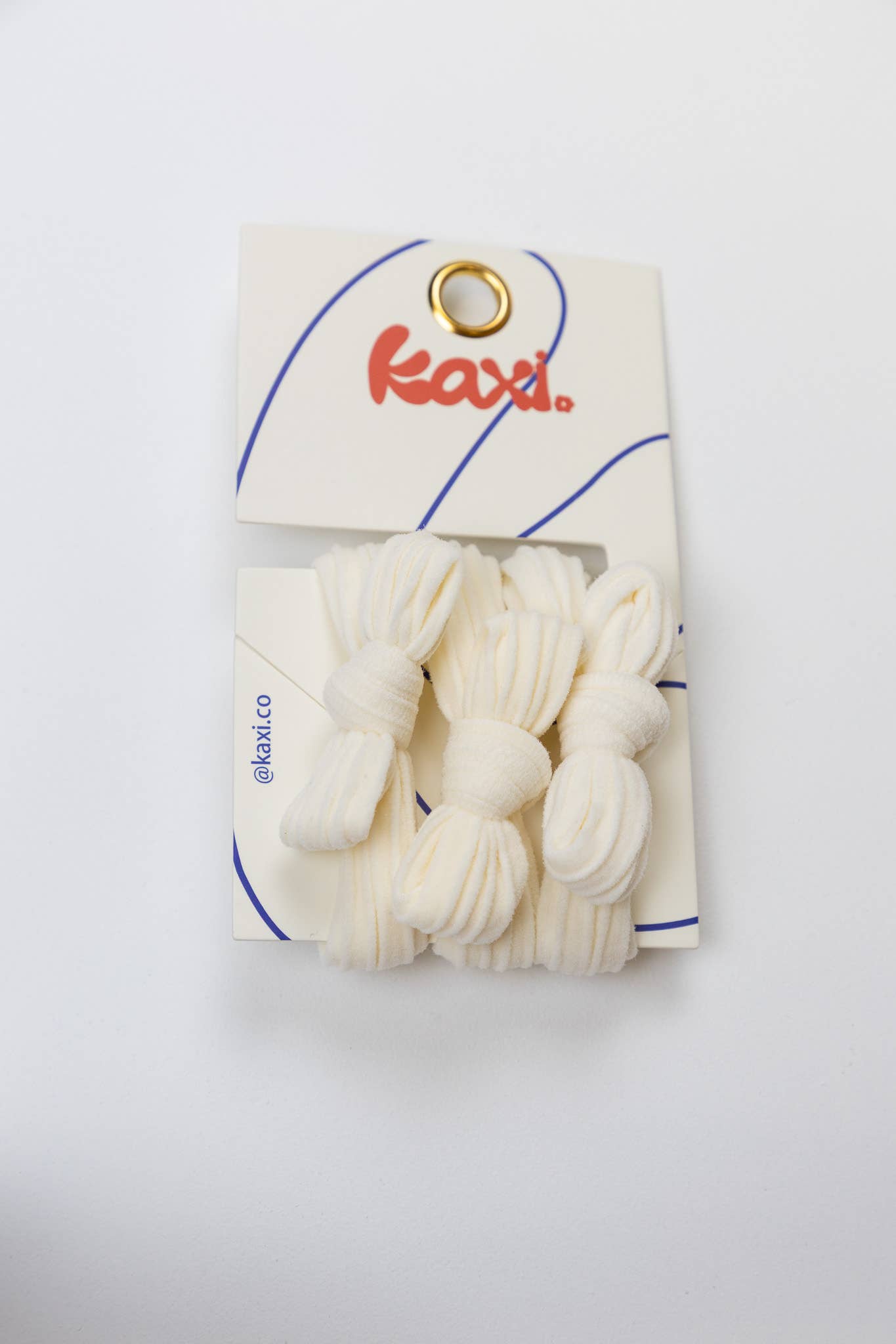 KAXI - Nylon Bow Slick Back Hair Ties