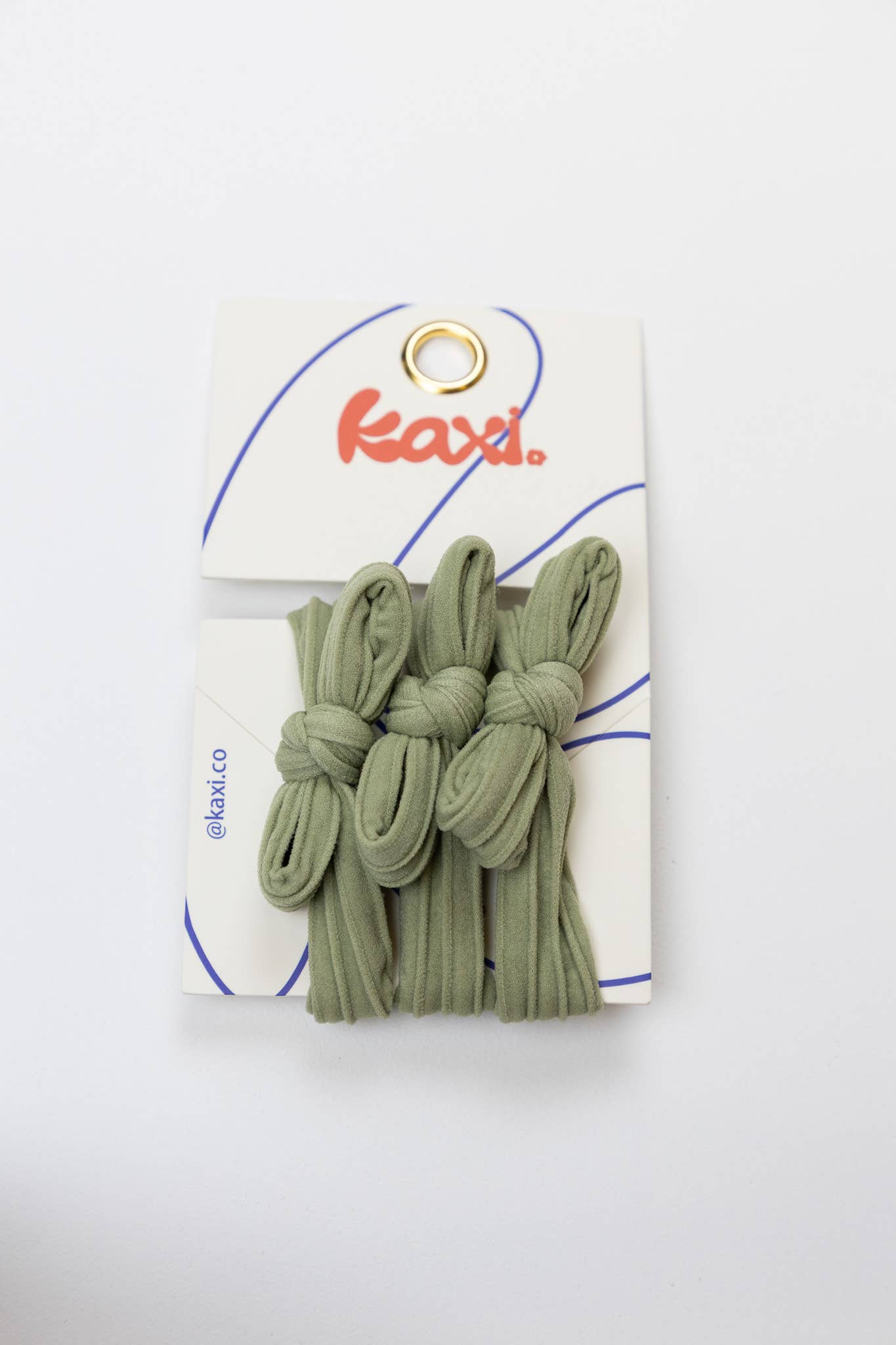 KAXI - Nylon Bow Slick Back Hair Ties