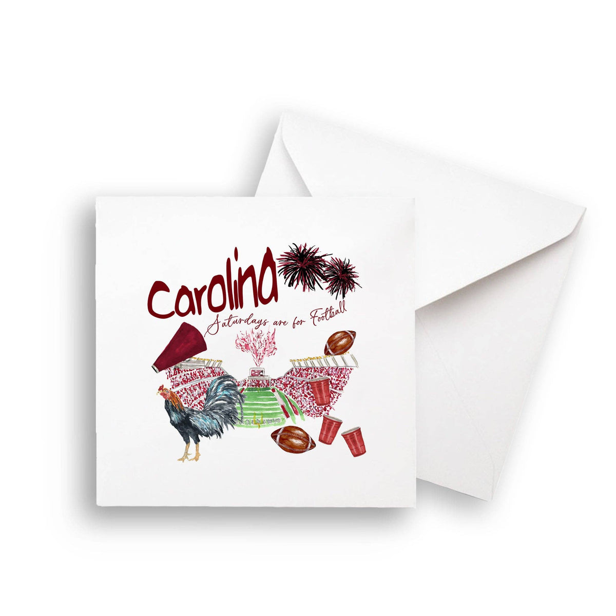 French Graffiti - South Carolina Football Pattern