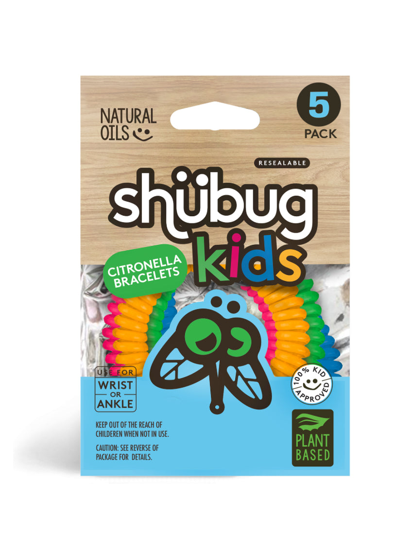 Shübug Kids Insect Repellent Coil Bracelets, 5 ct.