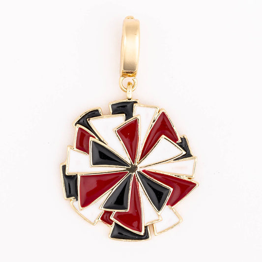 Michelle McDowell - Sophie Charm Pom Pom Garnet & Black