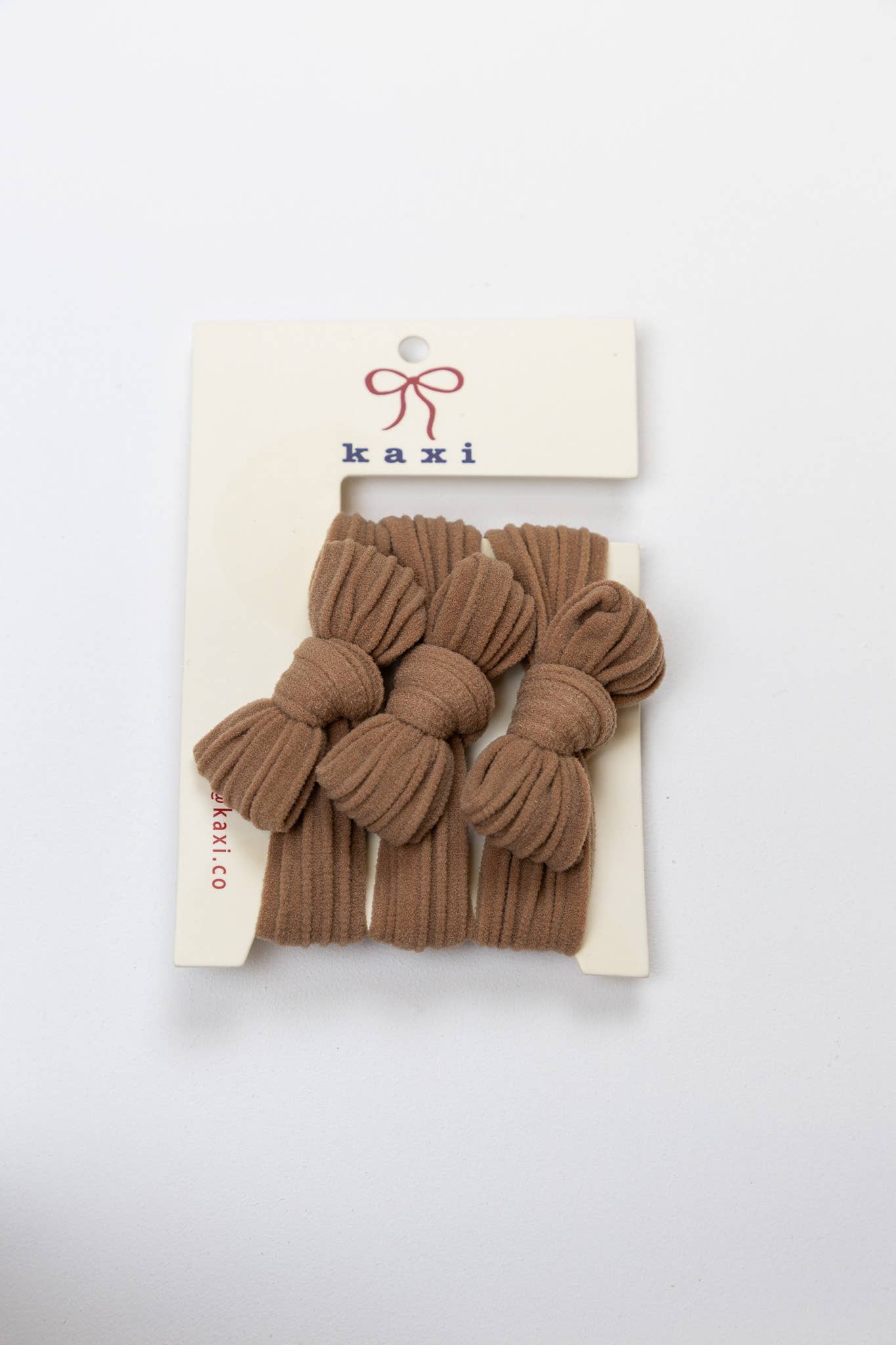 KAXI - Nylon Bow Slick Back Hair Ties