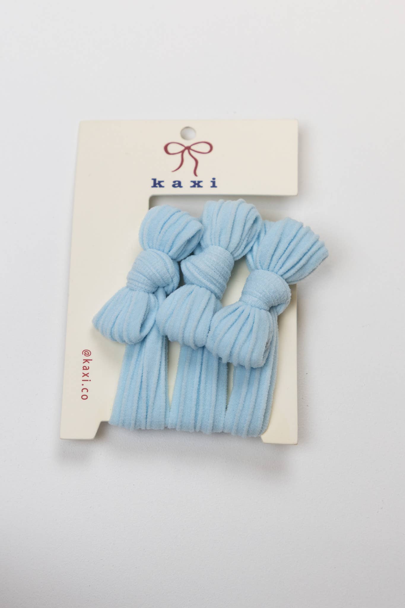 KAXI - Nylon Bow Slick Back Hair Ties