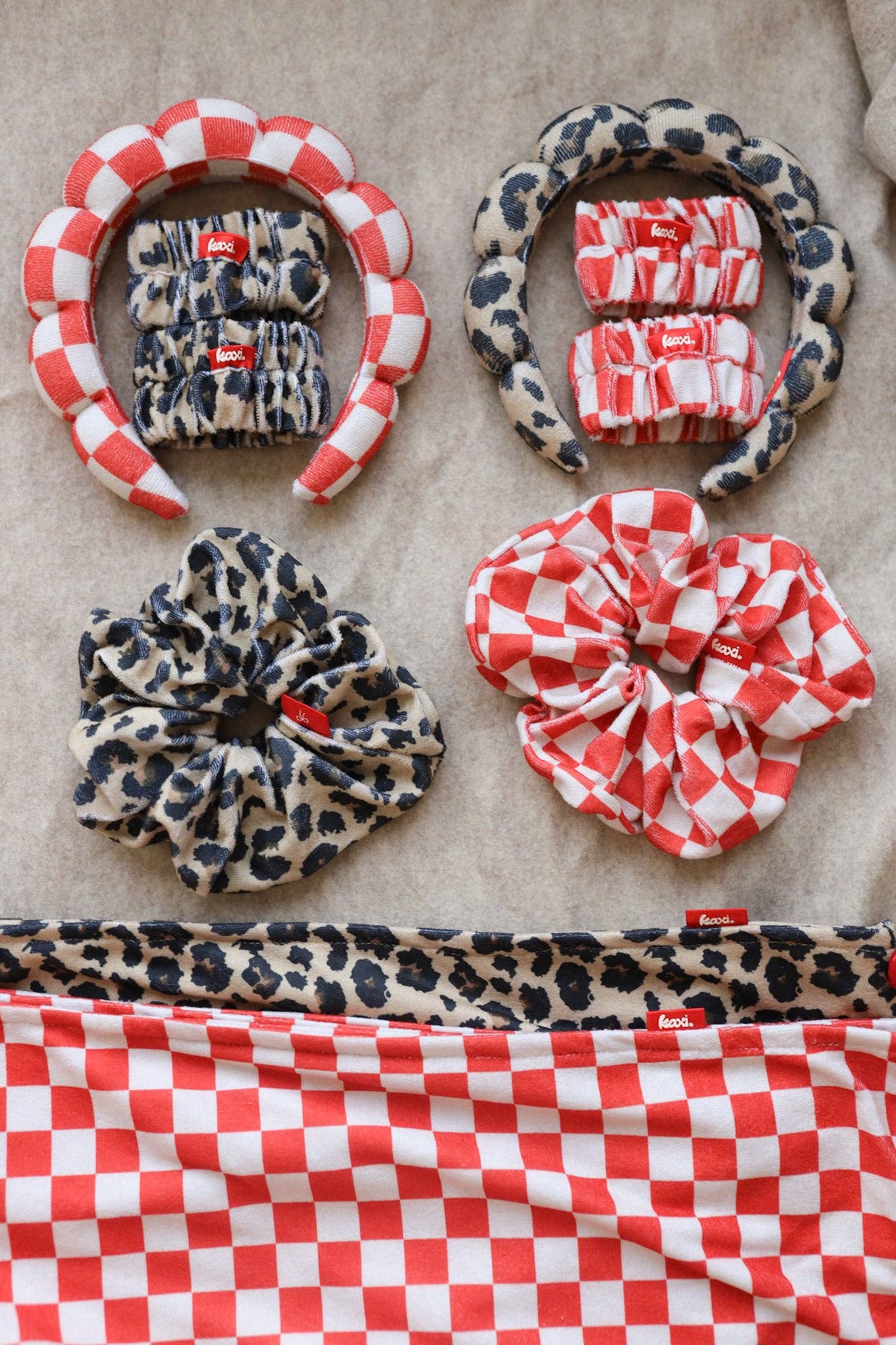 KAXI - KAXI TOWEL SCRUNCHIES ( 2 PATTERNS )