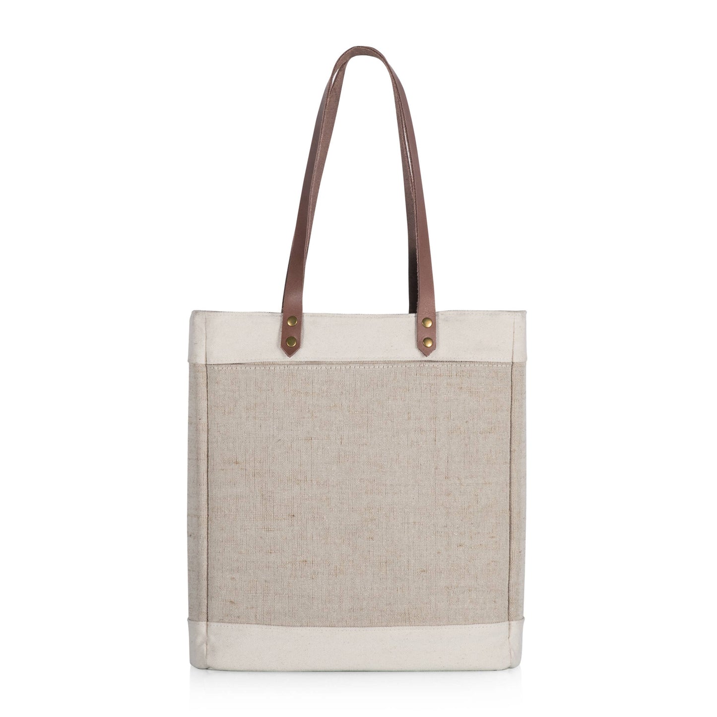 Picnic Time Family of Brands - Pinot Jute 3 Bottle Insulated Wine Bag