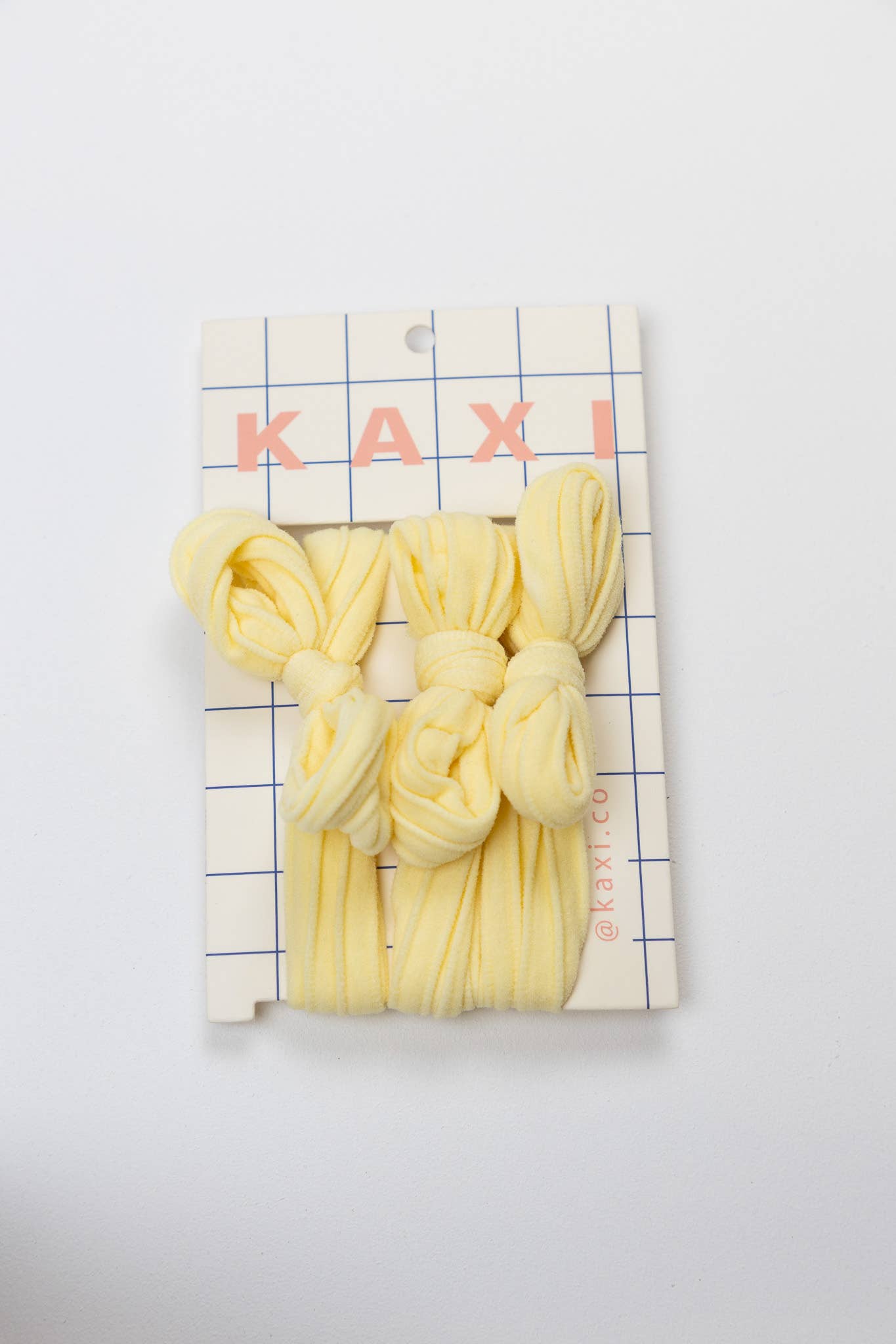 KAXI - Nylon Bow Slick Back Hair Ties