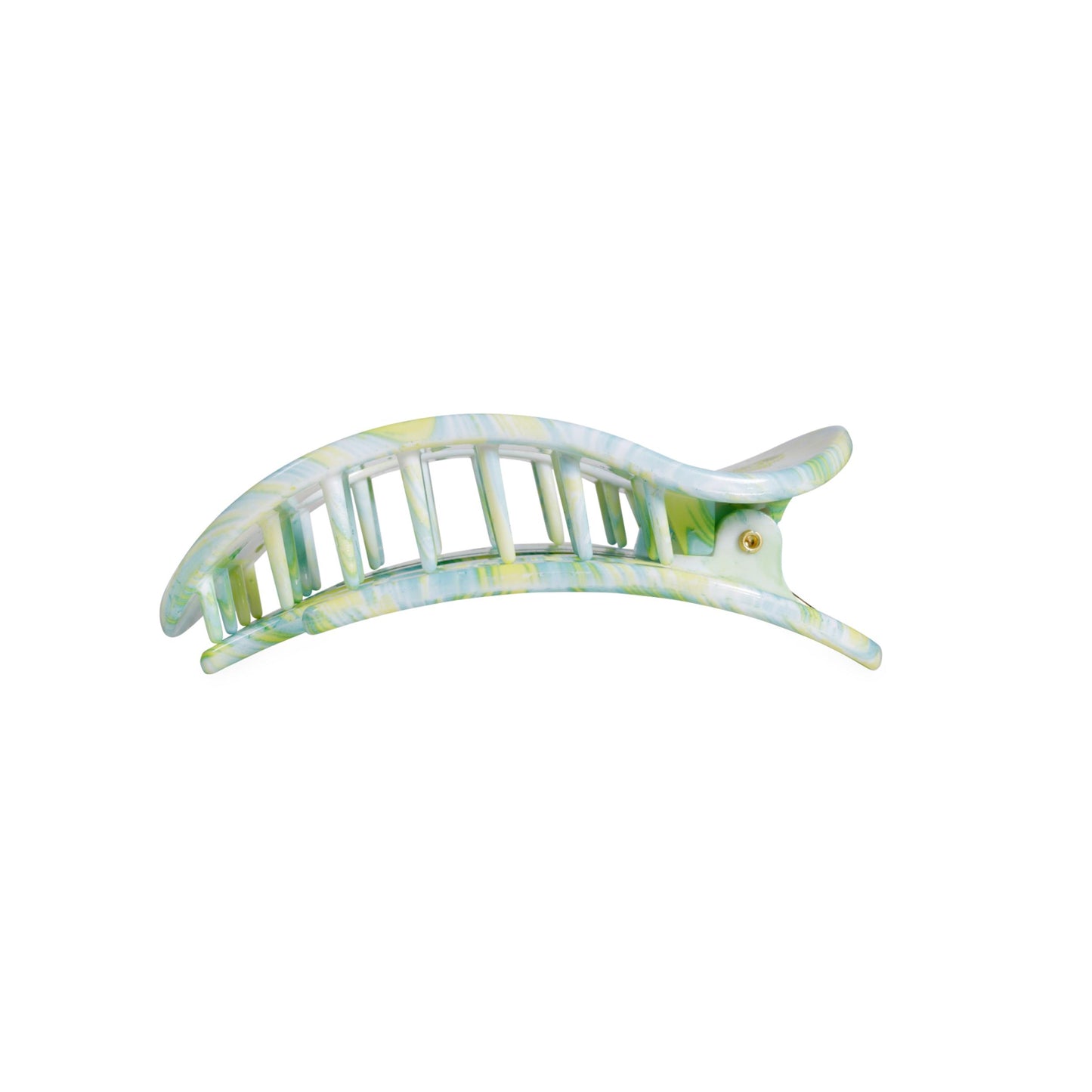 TELETIES - By the Sea Shore | Medium | Flat Round Hair Clip