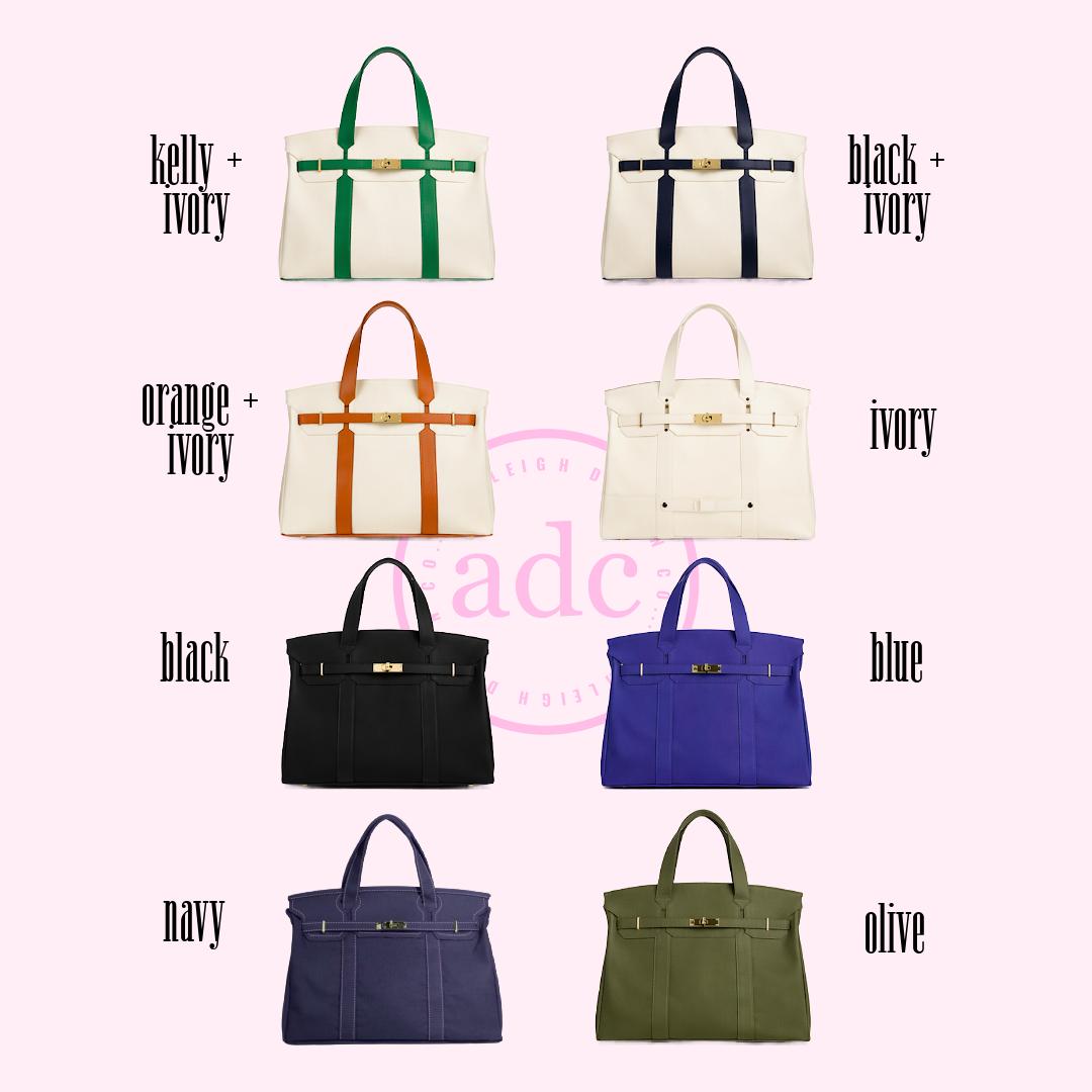 AshleighDesignCo - NEW COLORS ADDED Canvas Boat Bag