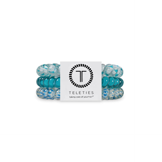 TELETIES - Spiral Hair Coils | Small | Soft Surf
