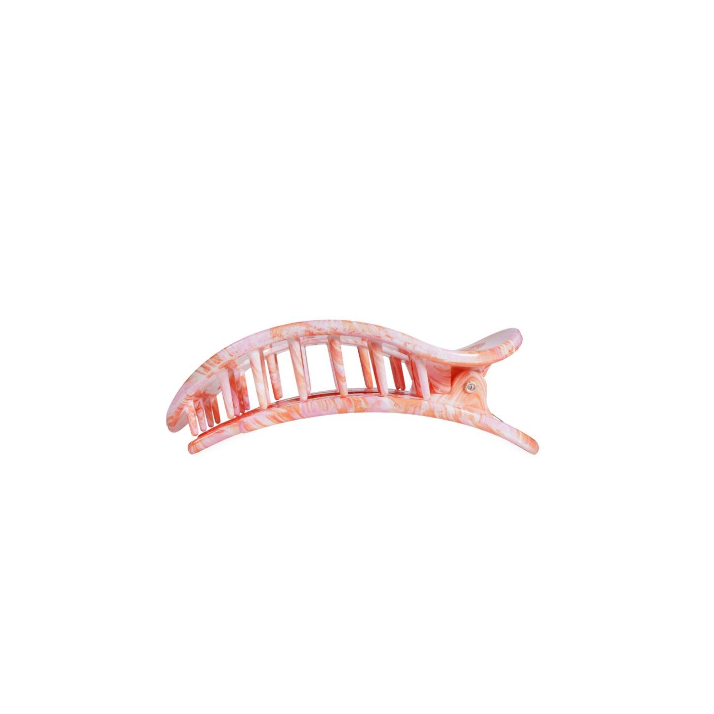 TELETIES - Just Keep Swimming | Small | Flat Round Hair Clip