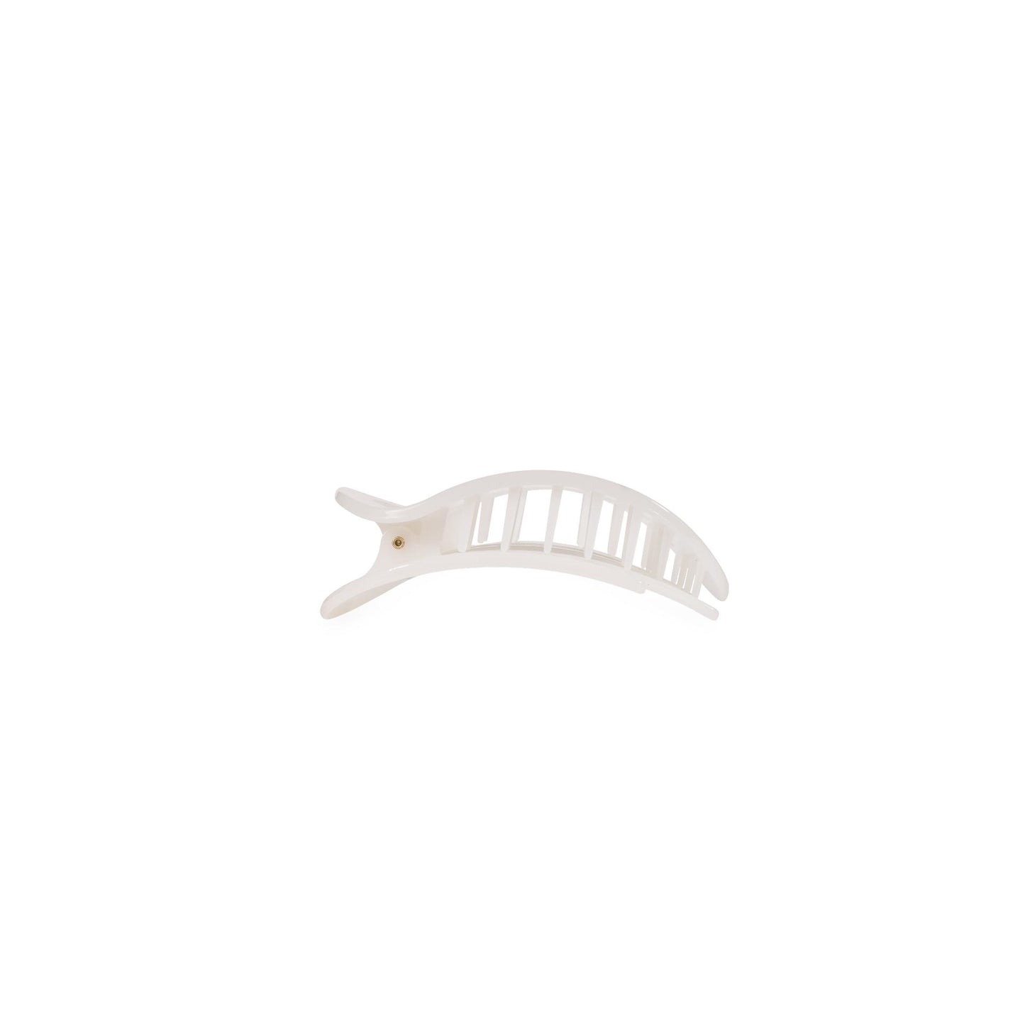 TELETIES - Coconut White | Tiny | Flat Round Clip