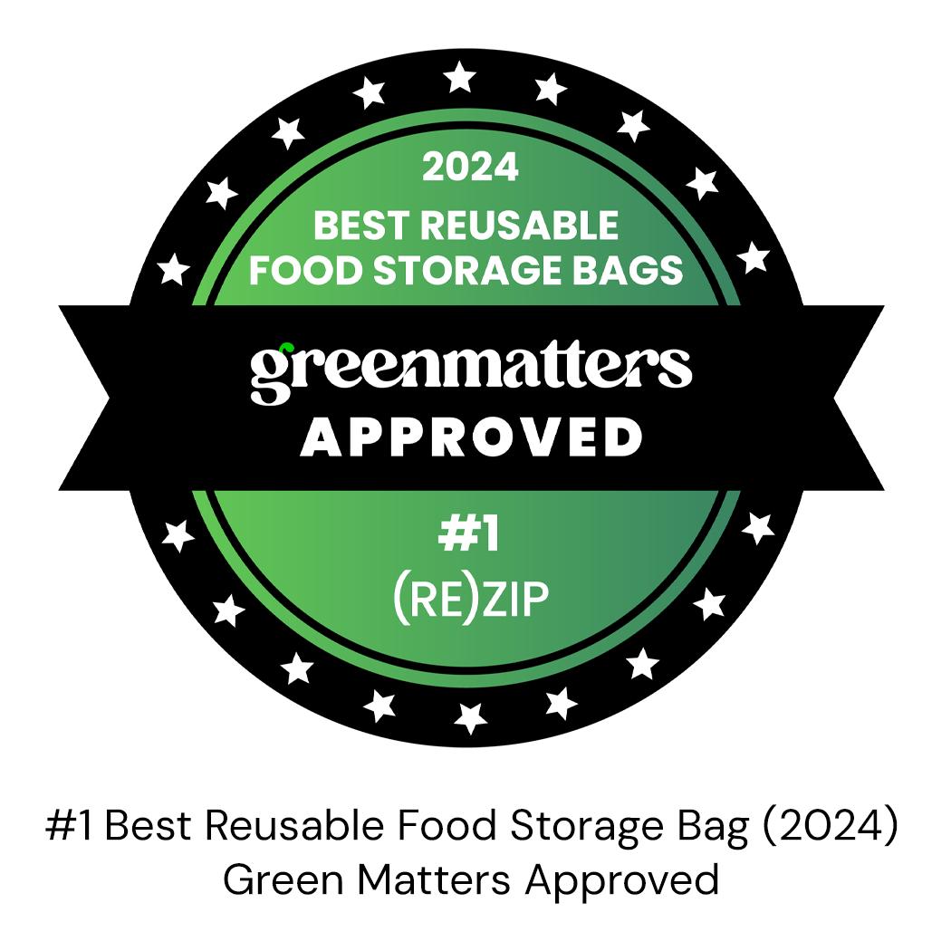 Rezip Co. - Reusable Flat Sandwich Bags - 5 Pack