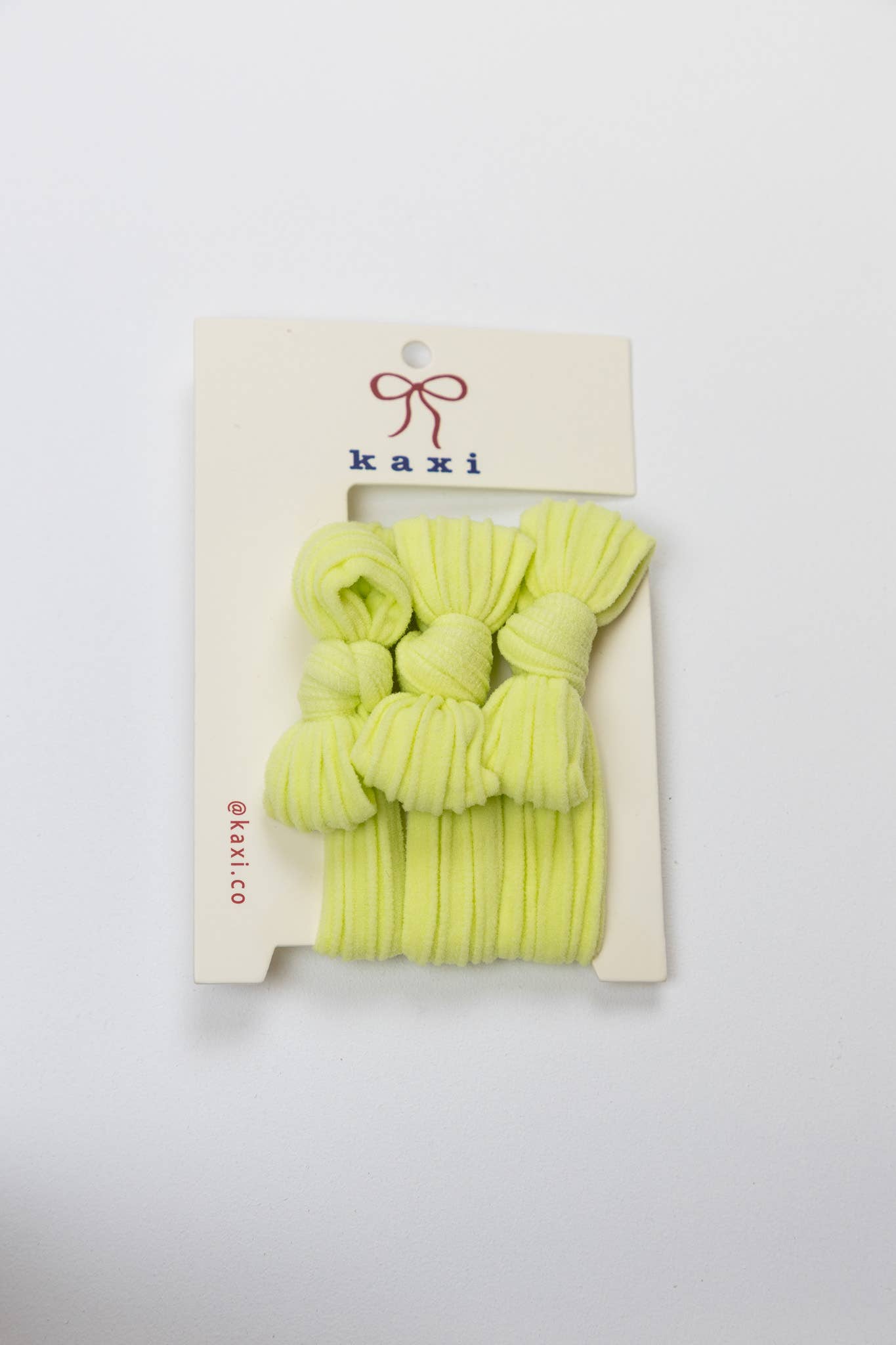 KAXI - Nylon Bow Slick Back Hair Ties