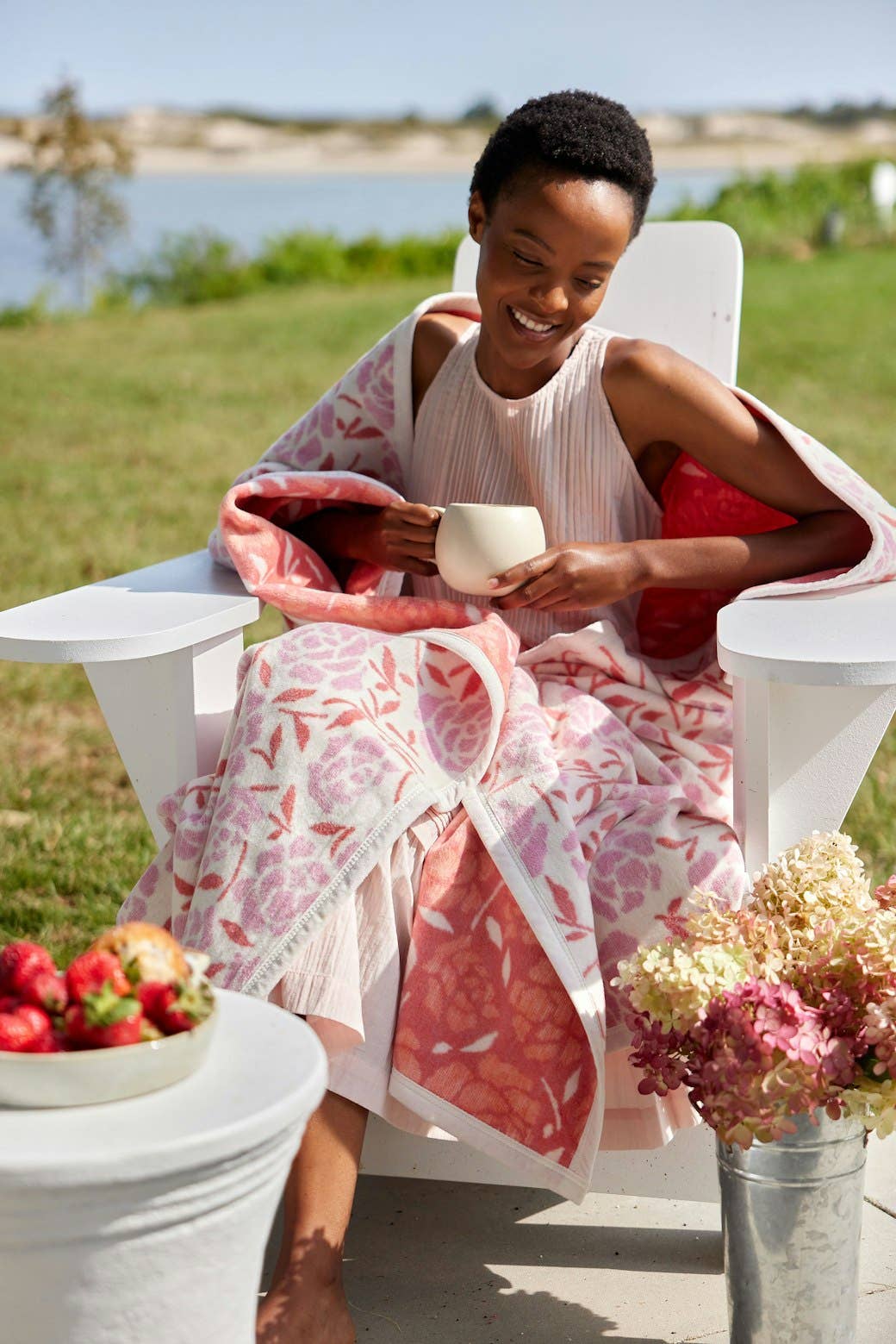 ChappyWrap - Peony Petals Blanket