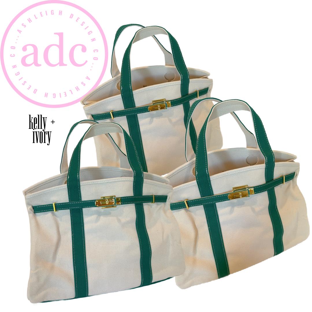 AshleighDesignCo - NEW COLORS ADDED Canvas Boat Bag