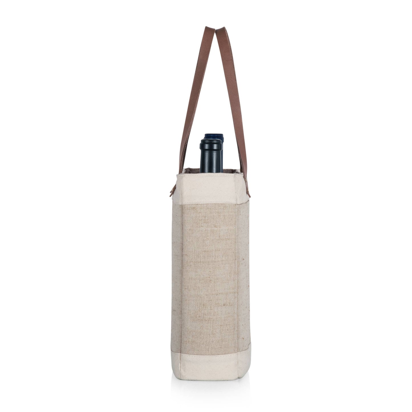 Picnic Time Family of Brands - Pinot Jute 3 Bottle Insulated Wine Bag