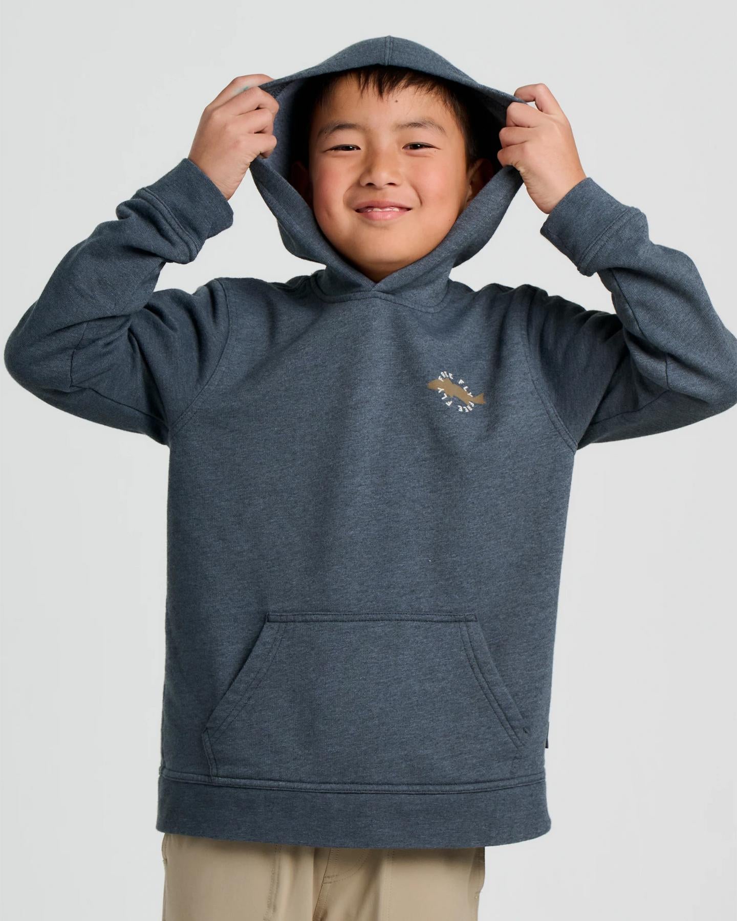 Youth Camo Redfish Fleece Hoodie