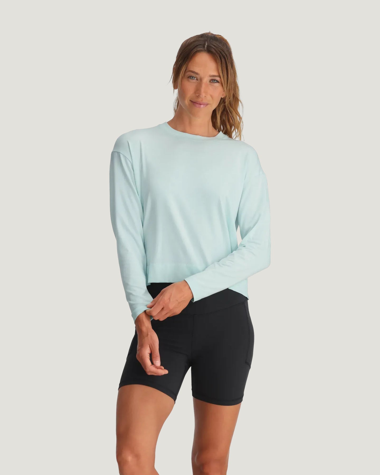 Women's Bamboo Shade Crossover Long Sleeve